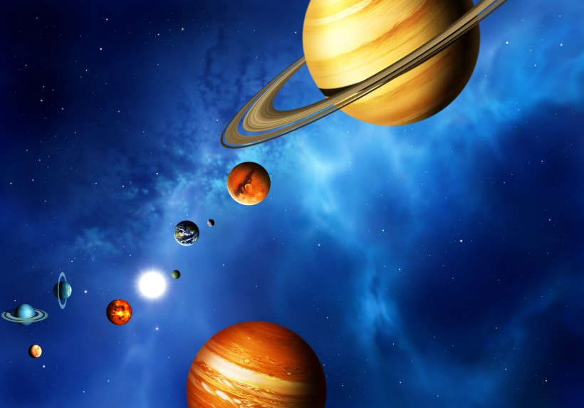 美麗的星球和浩瀚的宇宙圖片