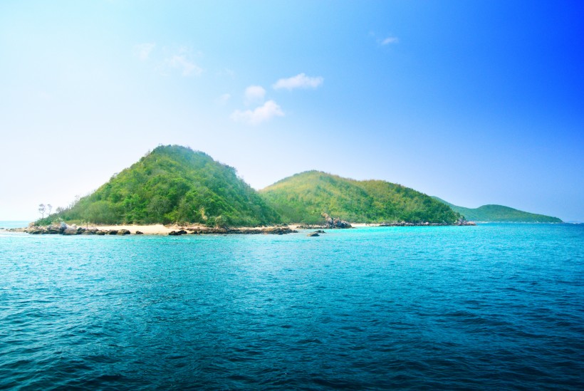 海島全景圖片