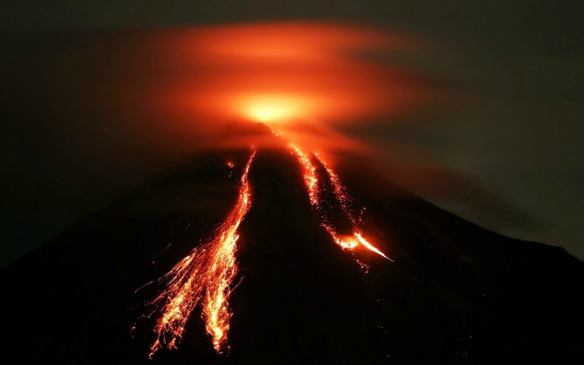 壯麗火山風景圖片