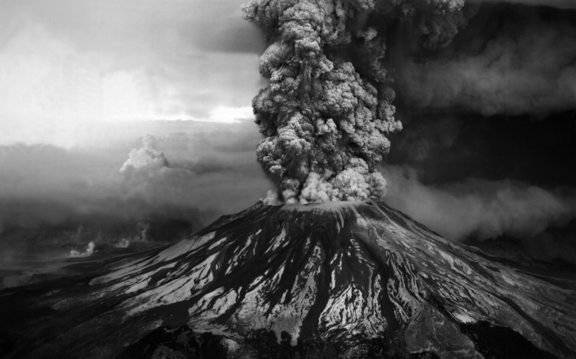 壯麗火山風景圖片