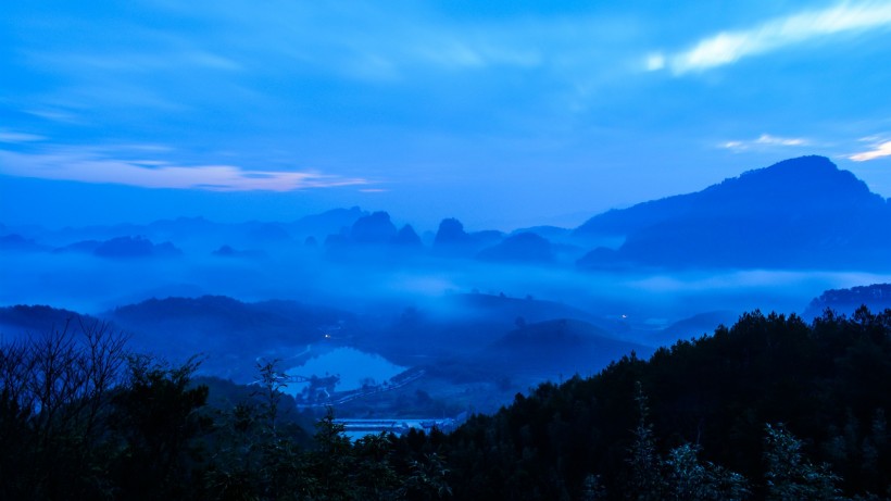 日出朝霞風景圖片