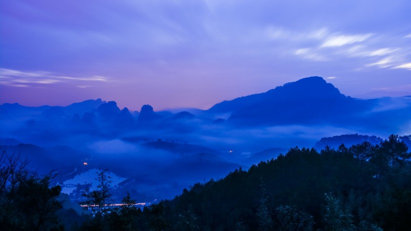 日出朝霞風景圖片