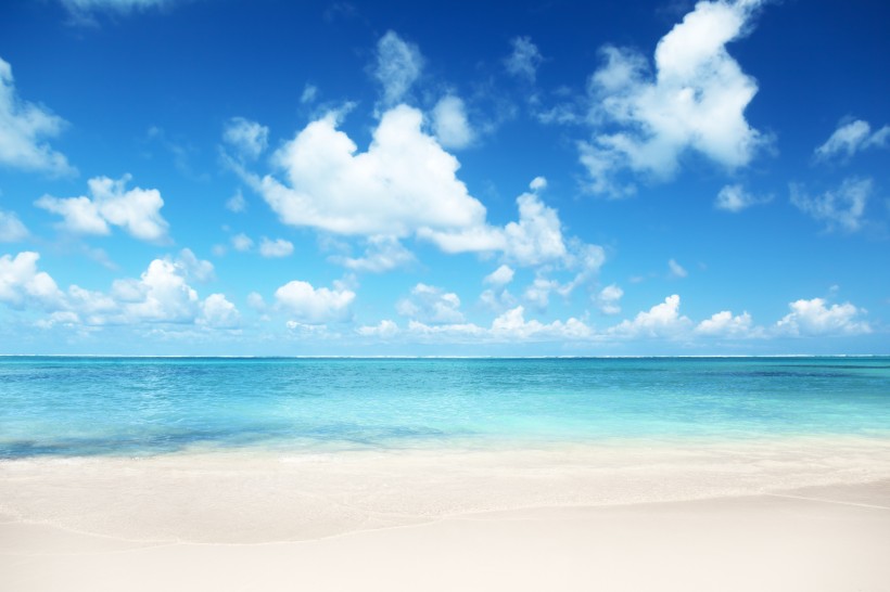 唯美海浪景色圖片