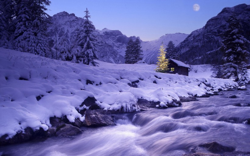 雪景圖片