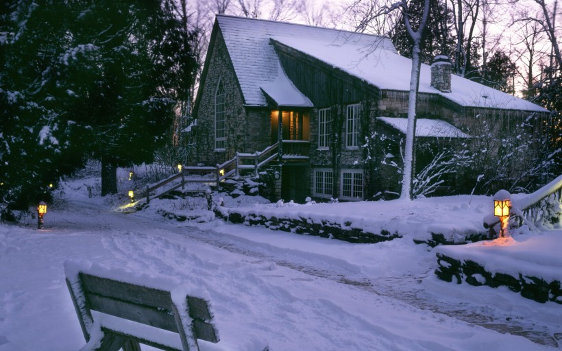 雪景圖片