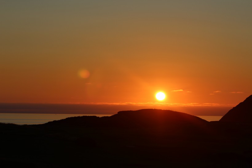 美麗的夕陽風景圖片