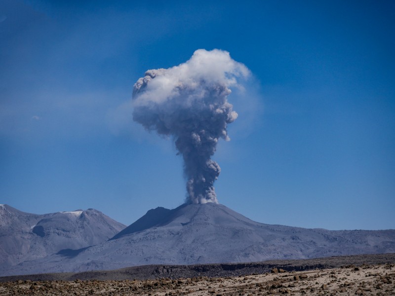 火山爆發圖片