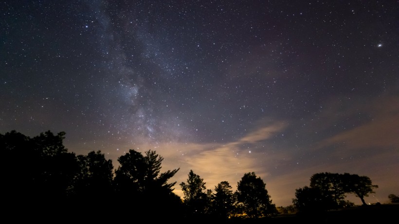 浩瀚的星空風景圖片