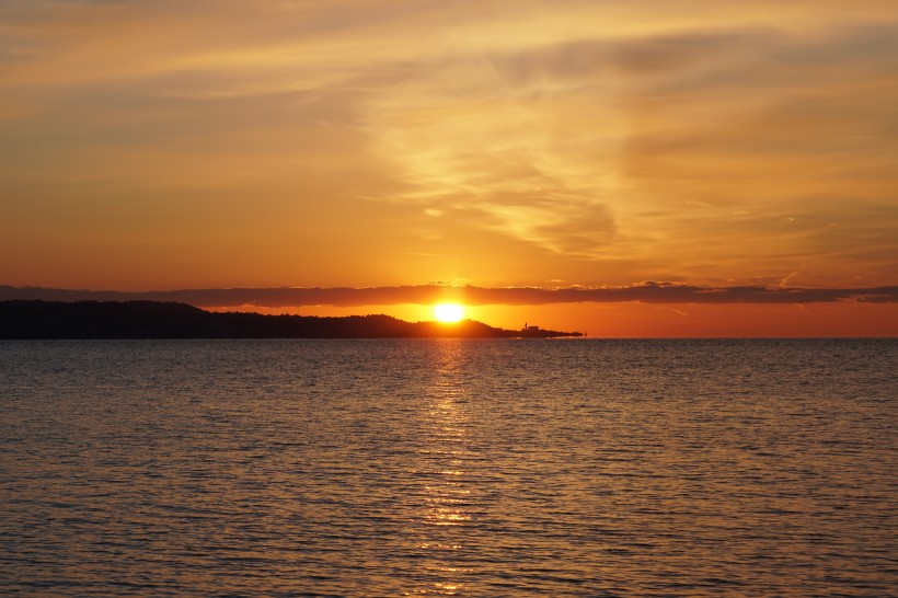 美麗的夕陽風景圖片