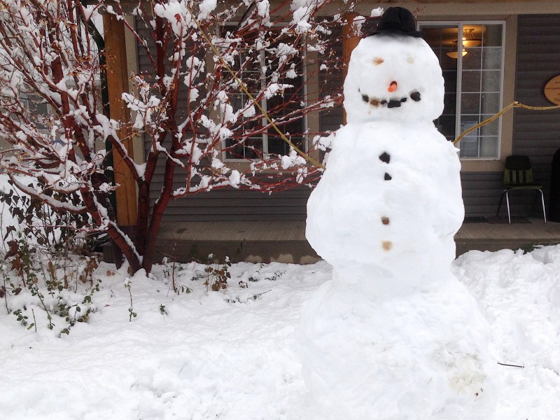 冬季雪人圖片