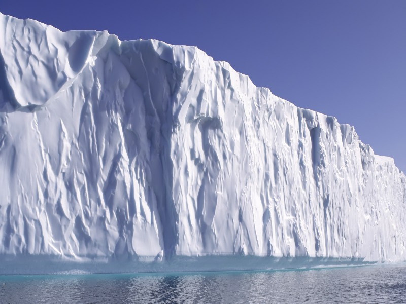 北極冰山圖片