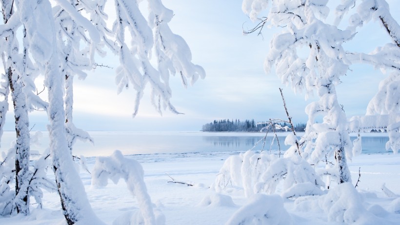 唯美雪景圖片