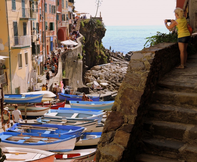 意大利五漁村建築風景圖片
