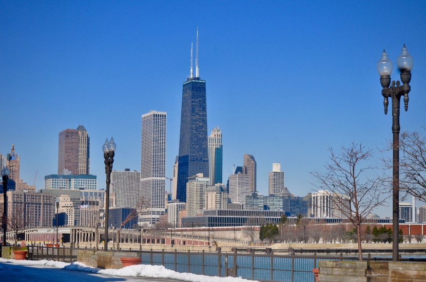 芝加哥約翰漢考克大廈圖片