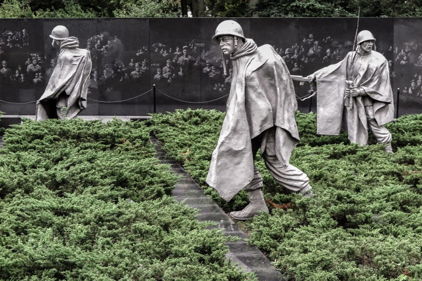 美國朝鮮戰争老兵紀念碑圖片