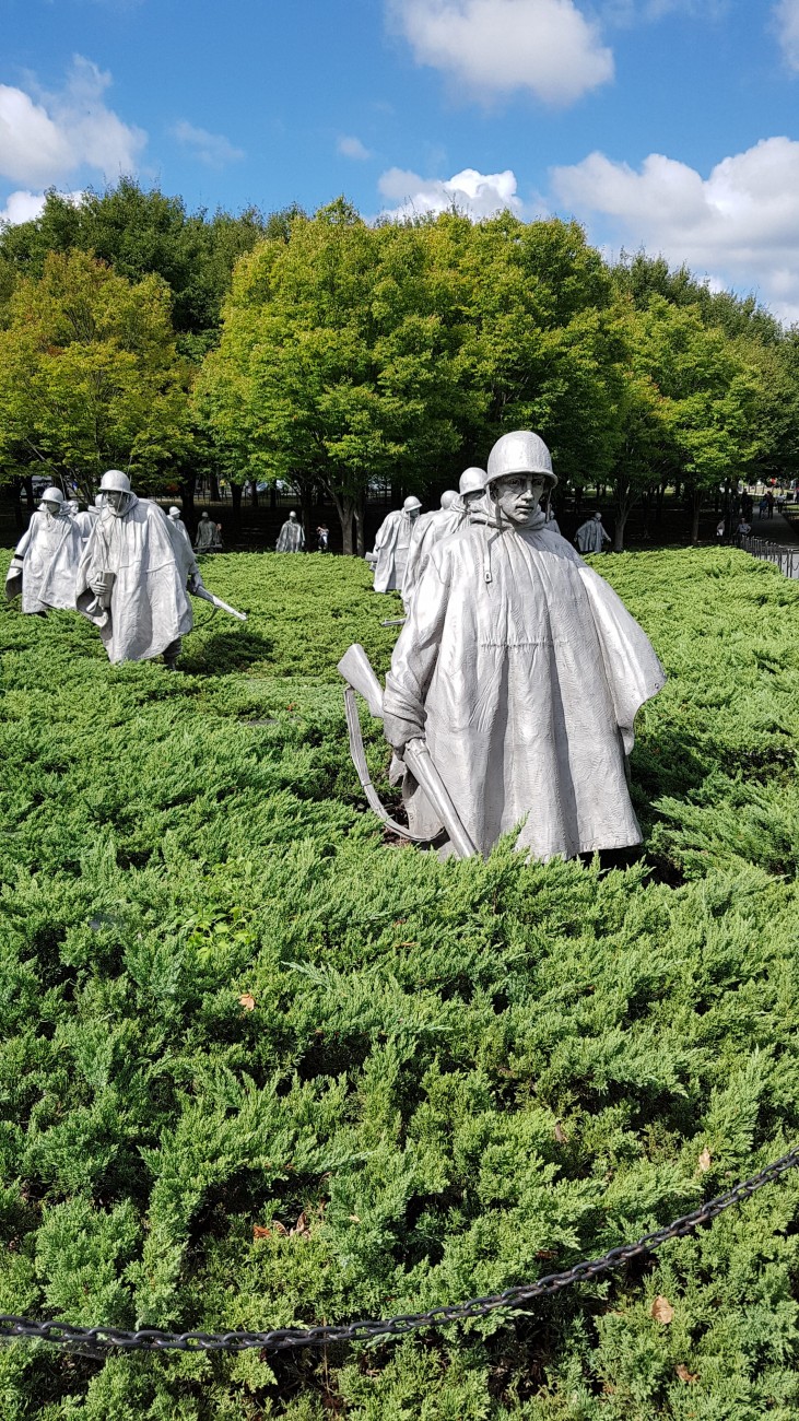 美國朝鮮戰争老兵紀念碑圖片