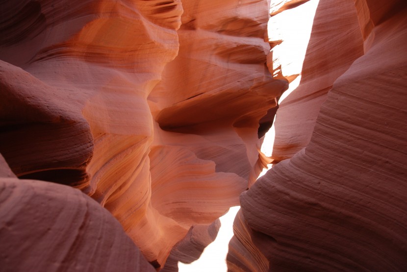 神奇的美國亞利桑那州羚羊峽谷自然風景圖片