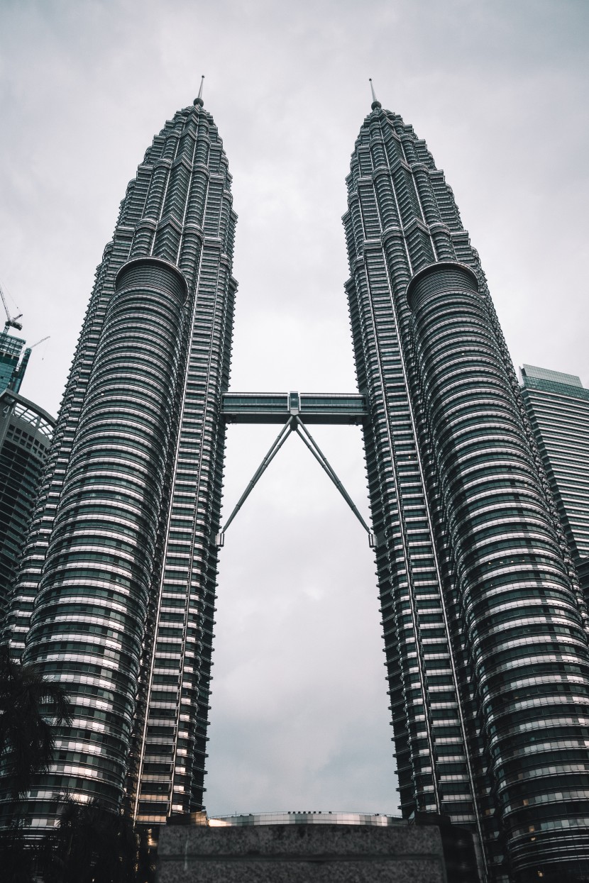 吉隆坡石油雙塔建築風景圖片