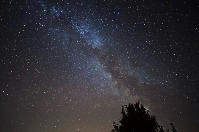 美麗的星空銀河圖片