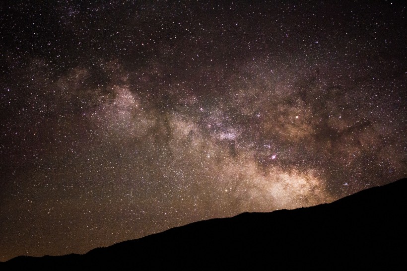美麗的星空銀河圖片