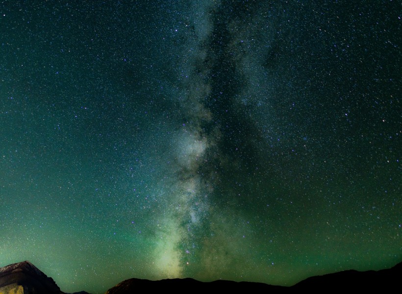 美麗的星空銀河圖片