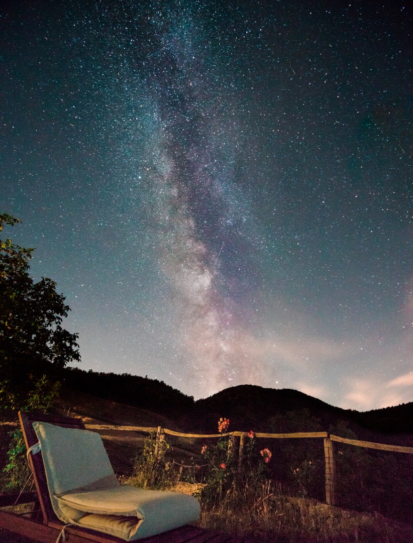 美麗的星空銀河圖片