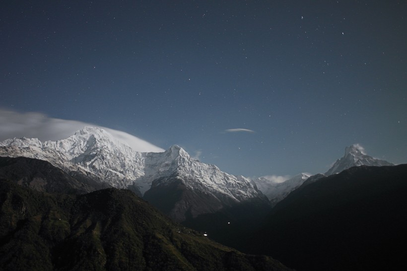 雪山美景圖片