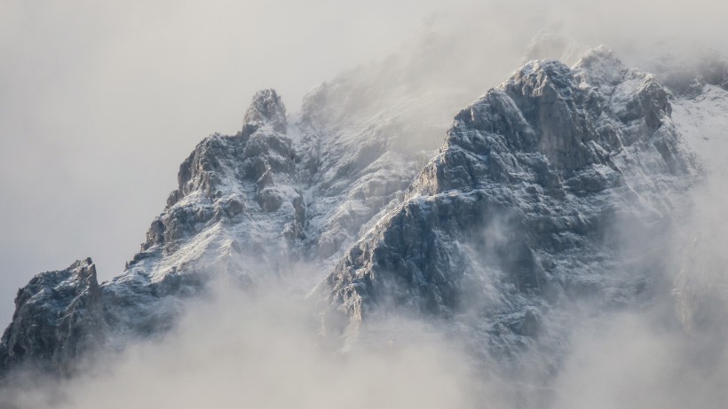 雪山美景圖片