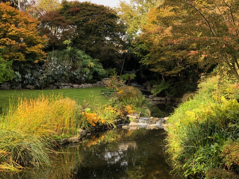 英國倫敦海德公園風景圖片