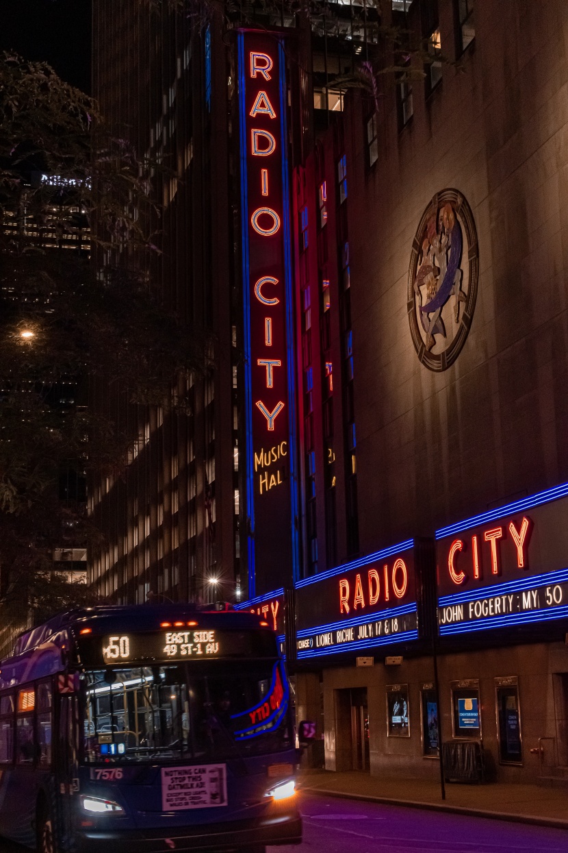 紐約無線電城音樂廳外景圖片