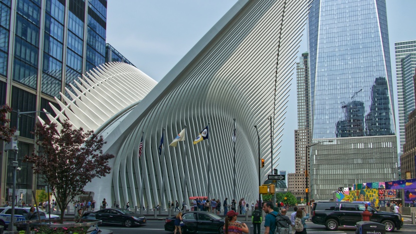 紐約世貿中心交通樞紐站圖片