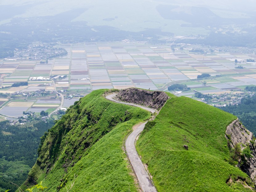 日本九州島熊本如畫風景圖片 