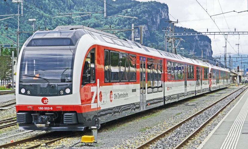 瑞士齒軌登山列車圖片