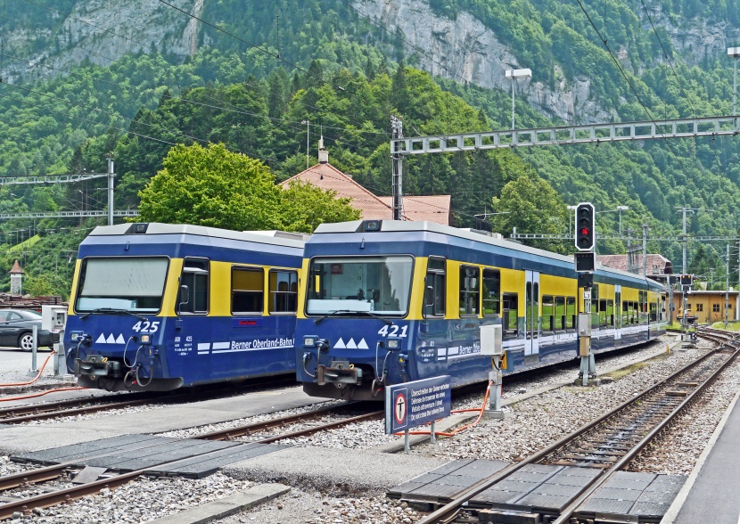 瑞士齒軌登山列車圖片