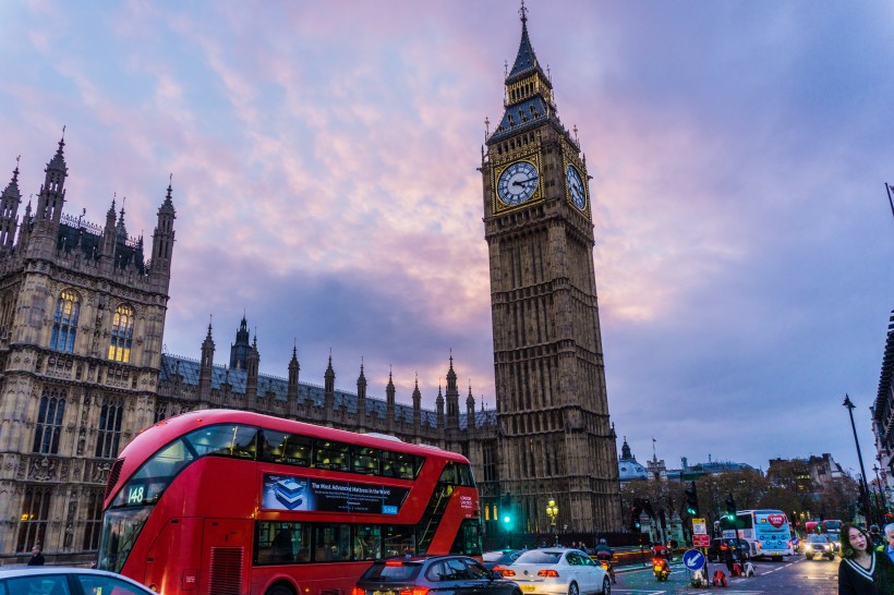 英國倫敦大本鐘風景圖片