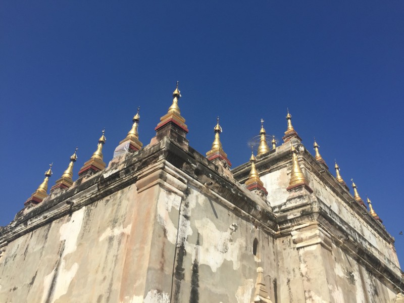 緬甸蒲甘建築風景圖片