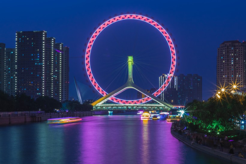 日益發展的天津建築風景圖片