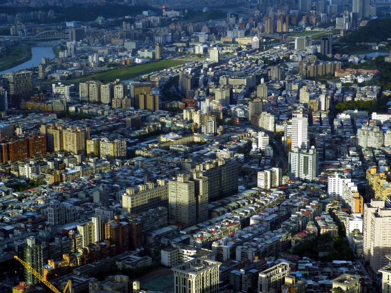 台灣台北101大樓建築風景圖片