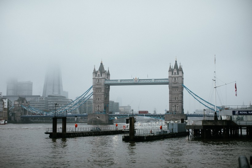 英國倫敦塔橋風景圖片