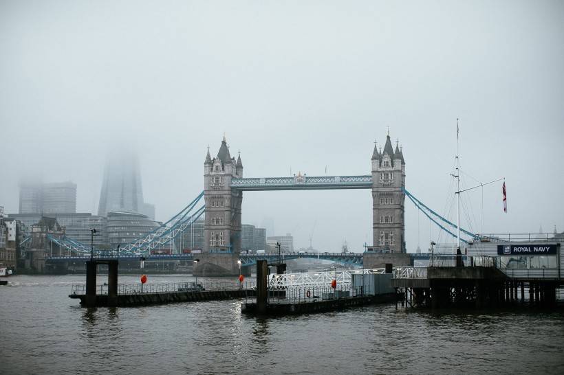 英國倫敦塔橋風景圖片