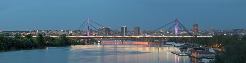 塞爾維亞貝爾格萊德建築風景圖片