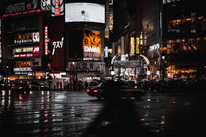 東京城市夜景圖片