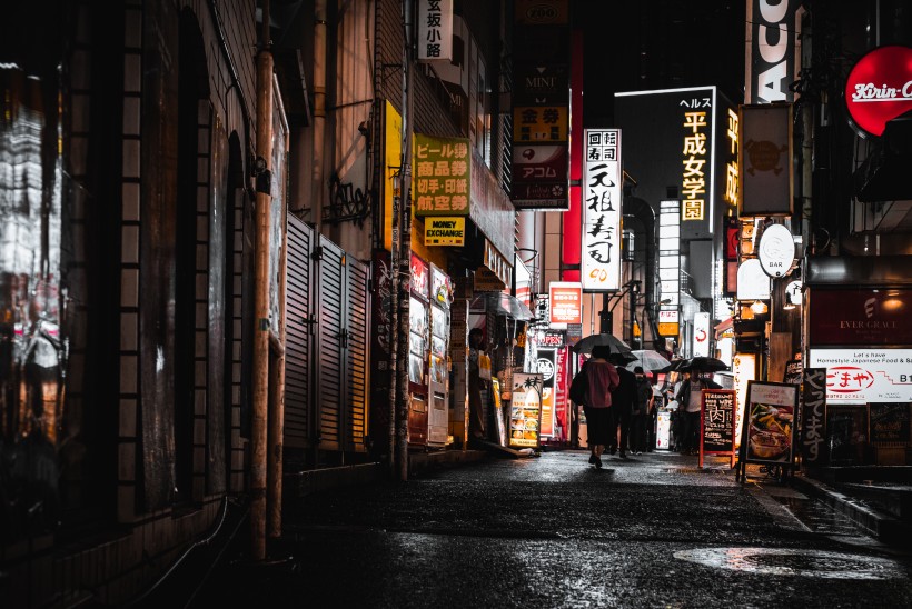 東京城市夜景圖片