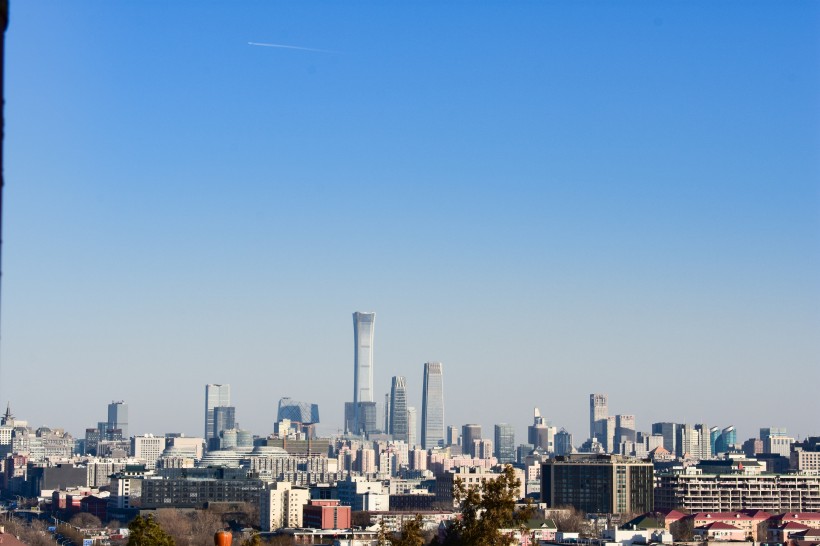 北京國貿建築風景圖片