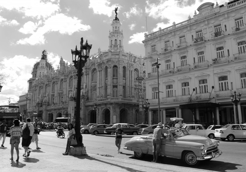 古巴首都哈瓦那建築風景圖片