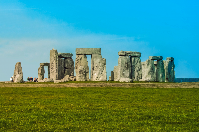 英國巨石陣自然風景圖片