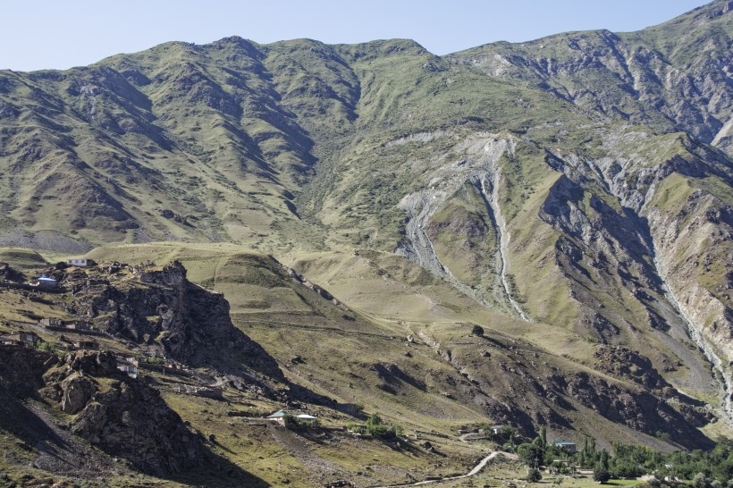 塔吉克斯坦山脈風景圖片