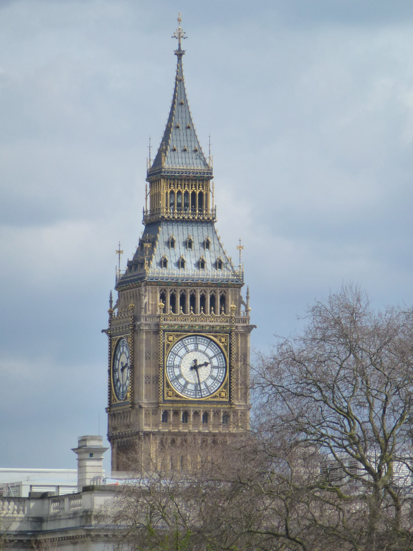 英國倫敦大本鐘建築風景圖片