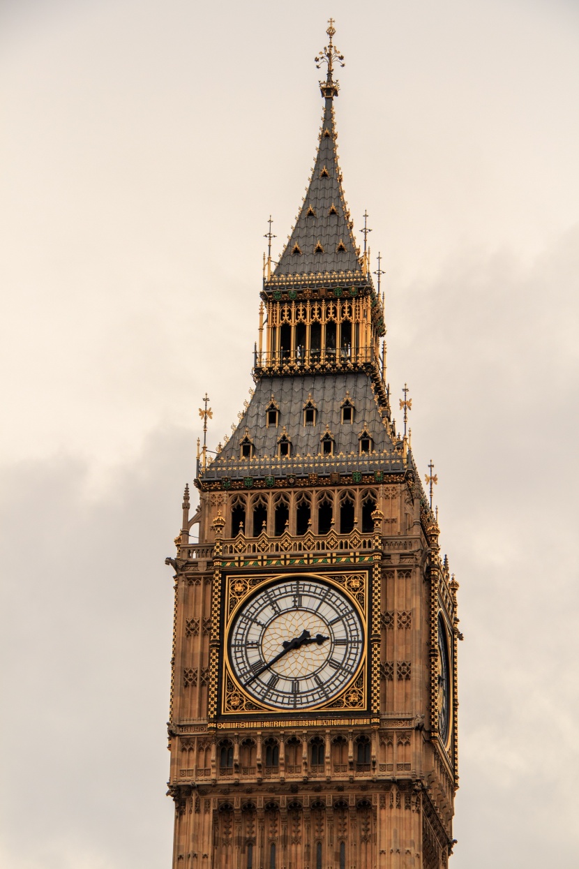 英國倫敦大本鐘建築風景圖片