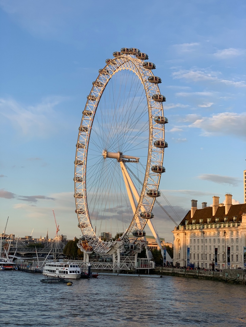 英國倫敦地标建築倫敦眼圖片